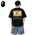 BAPE x OVO Card Back Print Men's T-Shirt - Black
