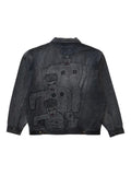 Glass Cypress embroidered denim jacket