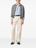AMI Paris wool shirt collar Ami de Coeur cardigan